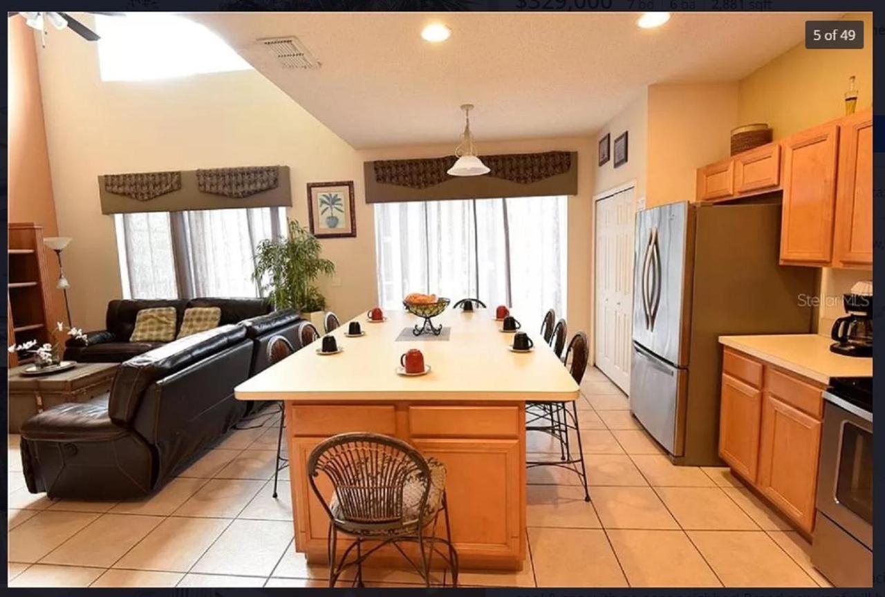 7 Bedroom, 6 Bath And Pool Near Disney In Emerald Island 4 King Master Suites Kissimmee Exteriör bild