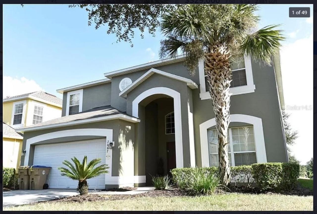 7 Bedroom, 6 Bath And Pool Near Disney In Emerald Island 4 King Master Suites Kissimmee Exteriör bild