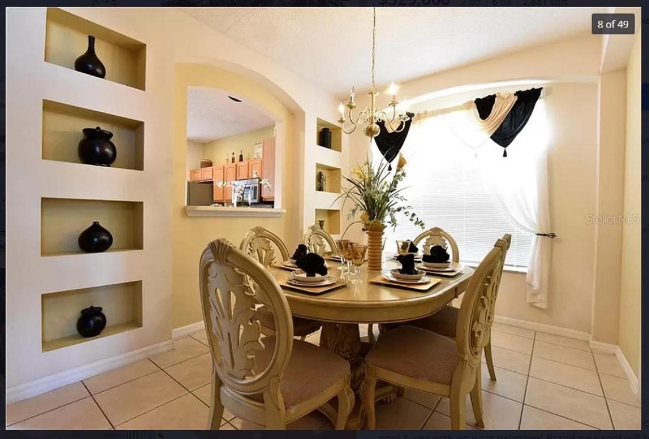 7 Bedroom, 6 Bath And Pool Near Disney In Emerald Island 4 King Master Suites Kissimmee Exteriör bild